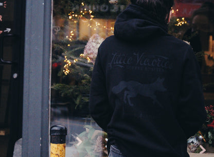 LVC Black on Black Fox Hoodie